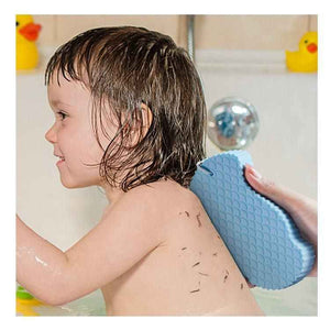 Kids Magic Bath Sponge Exfoliating Brush for Gentle Dead Skin Removal - Baby Body Scrubber & Massage Cleaning Tool (Pack of 4)