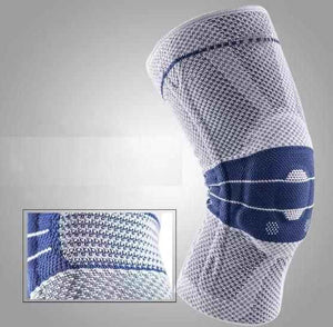 Knit Protection Silicone Anti - collision Spring Support Sports Knee Protector