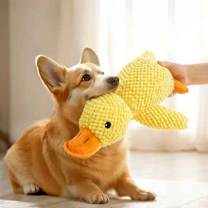 Stuffed Squeaky Dog Toy for Engaging Pet Playtime