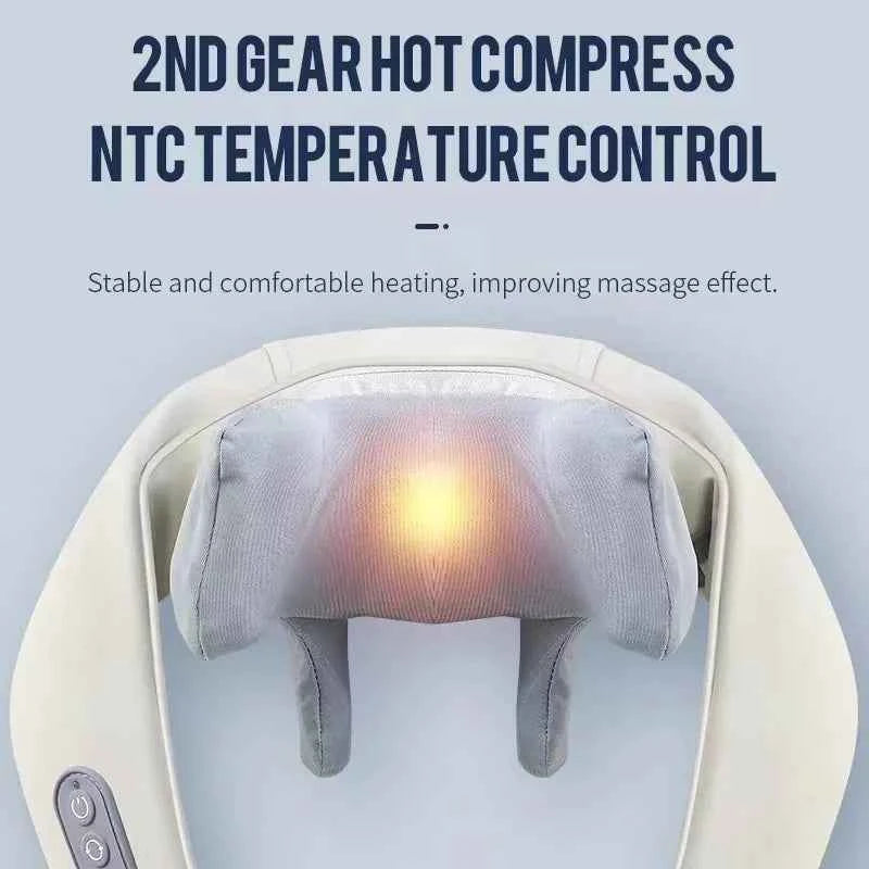 RelaxEase Neck and Shoulder Massager for Ultimate Relief and Comfort