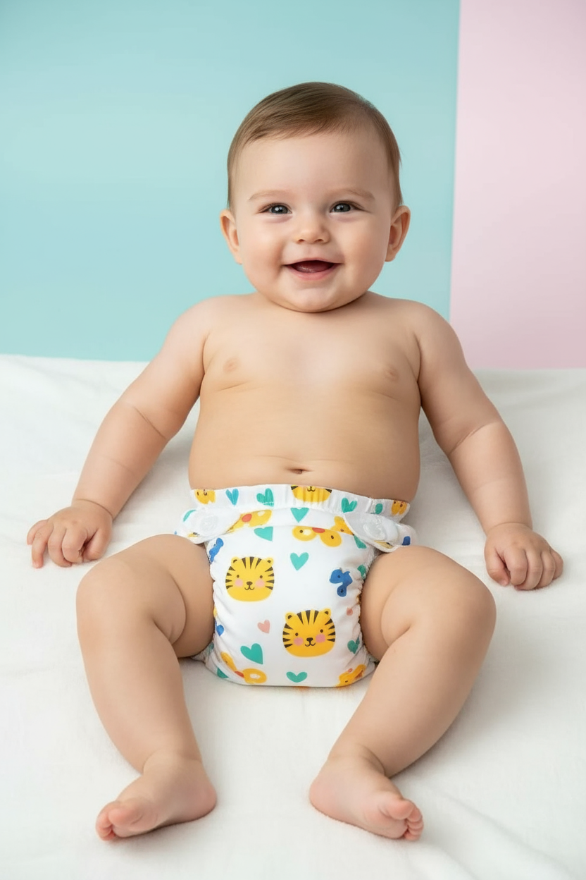 EliteWraps™ Signature Baby Cloth Diapers (Luxury Pack of 2)