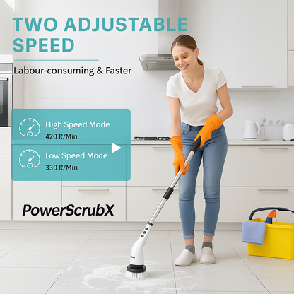 PowerScrubX™ UltraClean Electric Scrubber