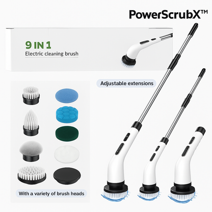 PowerScrubX™ UltraClean Electric Scrubber